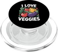 I Love Veggies Arte vegetale colorata PopSockets PopGrip per MagSafe