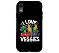 I Love Veggies Broccoli Freschi Pomodoro Mais Custodia per iPhone XR