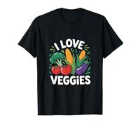 I Love Veggies Broccoli Freschi Pomodoro Mais Maglietta