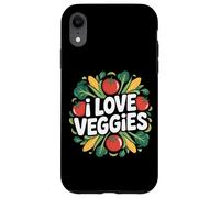 I Love Veggies Pomodoro Fresco Mais Custodia per iPhone XR