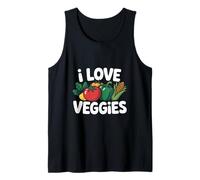 I Love Veggies Pomodoro Peperoni Di Mais Canotta