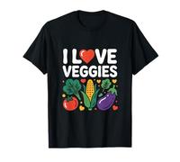I Love Veggies - Simpatico design con verdure Maglietta