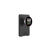 I Love Veggies - Simpatico design con verdure PopSockets PopWallet per MagSafe