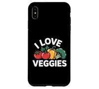 I Love Veggies Vibrant Veggie Appassionato Custodia per iPhone XS Max