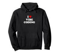 I Love Vibe Coding | Software Developer Felpa con Cappuccio