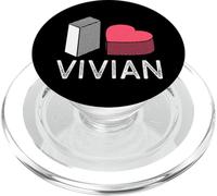 I Love Vivian Nome Personalizzato Vivian PopSockets PopGrip per MagSafe