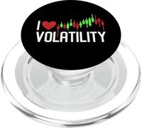 I Love Volatility Candlestick Chart - Per i trader di criptovalute PopSockets PopGrip per MagSafe