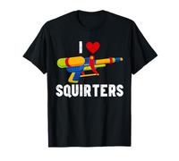 I Love Water Blasters Camicia Divertente Summer Squirter Water Gun Maglietta