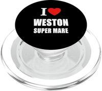 I Love Weston Super Mare Souvenir Memory. Nato e allevato PopSockets PopGrip per MagSafe