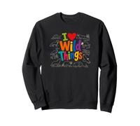 I Love Wild Things Cute Wildlife Nature Animal Lover Felpa