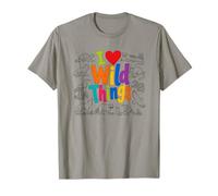 I Love Wild Things Wildlife Nature Animal Lover Maglietta