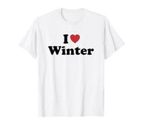 I Love Winter Maglietta