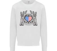 I Love You America Felpa Uomo Con Bandiera Del 4 Luglio USA