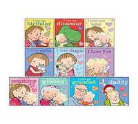 I love You And Other Stories 10 Books Collection Set By Giles Andreae & Emma Dodd (I love You, My Grandad, My Daddy, My Granny, My Mummy, Baby, My Birthday, My Dinosaur, Dogs & Cats)