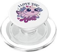 I Love You Axolotl Funny Valentines Alotl Donne Uomini PopSockets PopGrip per MagSafe
