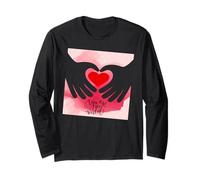I Love You, Cool Love Tee Shirt, Outstanding Love Hand Sign Maglia a Manica