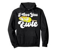 I Love You Elote Corn on The COB Funny Mexican Food Felpa con Cappuccio