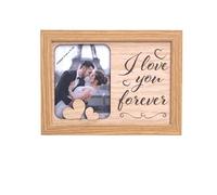 I LOVE YOU FOREVER - Cornice per foto con frase. Può essere appoggiata su un ripiano o appesa alla parete. Perfetta per decorare ogni ambiente domestico. Un regalo originale ed un presente.