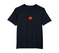 I Love You from My Head Pomodori Divertente San Valentino Maglietta, Uomo Taglie Grandi, Nero, 3X Tall