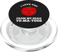 I Love You From My Head Pomodori San Valentino Giardinaggio Carino PopSockets PopGrip per MagSafe