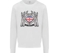 I Love You Gran Bretagna Union Jack Bandiera UK Uomo Felpa Maglione