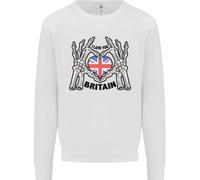 I Love You Gran Bretagna Union Jack Bandiera UK Uomo Felpa Maglione