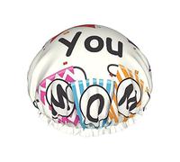 I Love You Mom Cuffia da impermeabile, Cuffia elastica per capelli da bagno Protezione ambientale Cuffia da bagno per capelli, Doppio strato impermeabile Cappello da da bagno