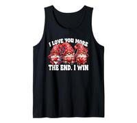 I Love You More The End I Win Funny Valentines Gnomes Canotta