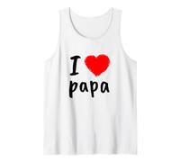 I Love You Papa T Shirt, Cool Happy Father's Day, Best Daddy Canotta