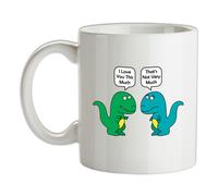 I Love You This Molto Dinosauri Mug - T-Rex - Divertente - Dinosauro
