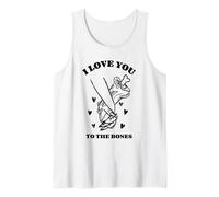 I Love You To The Bones (Dichiarazione d'amore e grafica) Canotta