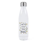 I Love You To The Moon And Back Parete Doppia Acqua Bottiglia Valentines Giorno
