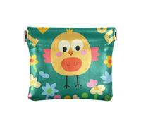I Love Your Valentine - Portamonete da donna in pelle con uccellino in stile cartone animato, Amo il tuo uccello cartone animato San Valentino, 1 size, Stampa artistica
