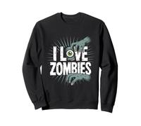 I Love Zombies Creepy Eyeball Mani Felpa
