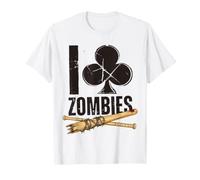 I Love Zombies Divertente Maglietta