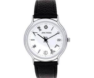 I LUV LTD Gents finitura cromata Orologio da polso con simboli massonici