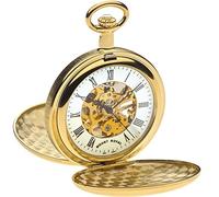 I LUV LTD L'oro di scheletro della vigilanza placcato completa Hunter 17 gioiello movimento meccanico