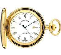 I LUV LTD L'oro orologio da tasca placcato Hunter completa con Data - Movimento al quarzo