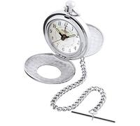 I LUV LTD Orologio da tasca orologio con stile Mezza Hunter con custodia in pelle