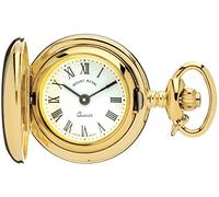 I LUV LTD Pendente della vigilanza di finitura oro lucido completa Hunter numeri romani quarzo