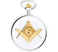 I LUV LTD Pocket massonica Guarda Two Tone completa Hunter con bussole e squadra