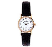 I LUV LTD Signore 9CT oro da polso con i numeri di serie - cinturino in pelle nera