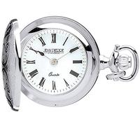 I LUV LTD Sterling vigilanza del pendente d'argento Ornato Hunter numeri romani quarzo