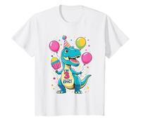 I’m 3 and Totally Epic!, Fun Dinosaur Birthday Party Design Maglietta