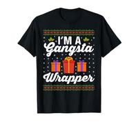 I’m A Gangsta Wrapper for Christmas Maglietta