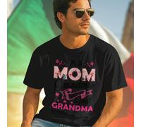 I M A MOM Grandma AND A Great GRANDMA NOTHING SCARES ME Maglietta Divertente Donna Regalo Festa della Mamma Nonna Moda Casual T Shirt Idea Regalo Compleanno Originale Stampa Fashion L,M,S,XL,XXL,XXXLT