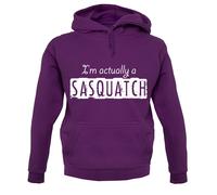 I M Actually A Sasquatch - Felpa con Cappuccio / - Divertente - Alto - Big -
