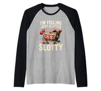 I’m Feeling Just A Little Slotty Funny Casino Slots Maglia con Maniche Raglan