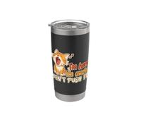 I´m Here I´m Awake Don´t Push It Bicchiere termico in acciaio inox doppia parete