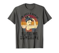 I´m Just A Ray Of Fucking Sunshine Sole Luce Arcobaleno Maglietta